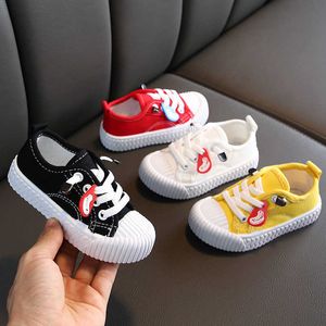 2021 Autumn New Children Canvas Shoes Girls Sneakers Breathable Spring Fashion Kids Shoes For Boys Casual Shoes Student G1025