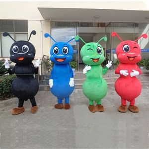 Halloween Black Ant Mascot Costume High quality Cartoon Anime theme character Christmas Carnival Costumes Adults Size Birthday Party Outdoor Outfit