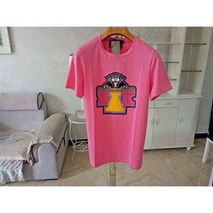 Primavera e verão solto casaco fino camiseta topo cor sólida manga curta para mulher top907vv h3sg