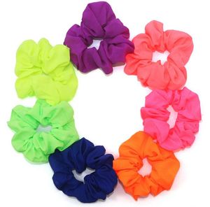 2021 Elastic Hair Tie Band Accessory Scrunchy For Woman Rubber Bright Girl Holder Ponytail Headdress