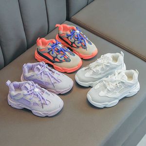 Buty dla dzieci Chłopcy Moda Sneekers antypoślizgowa Dzieci Sport Buty do biegania Jesień Siatki Oddychające Przypadkowe buty SZ424 G1025