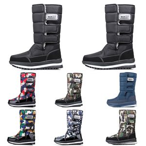 Bättre klassiker snö stövlar för kvinnans mens mode hög mini ankel kort vinter boot damer tjejer män kvinnor booties varm bomull päls icke-glida utomhus 36-47