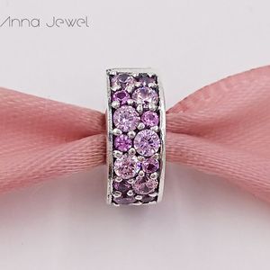 DIY Charms Bracelets clip jewelry pandora clips for bracelet making bangle Purple Mosaic Luxury design spacer beads for women men birthday gifts 791817CZSMX