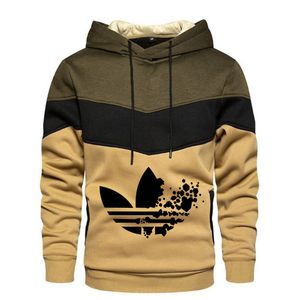 2021 Designer Tech Fleece Hoodie Hip Hop Sweatshirt Pullover Mode Splicing Jacke Männer Winterkleidung 3XL Hoody Herren bedruckte Hemden Eigenmarke Pullover