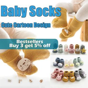 Wholesale baby 3d anti slip socks resale online - Comfortable Cartoons Baby Socks Born Toddler Girls Boys d Cute Cartoon Animal Anti slip Slippers