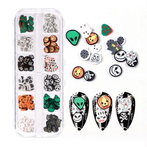 20% Off Halloween Serie Demonic Cartoon Mjuk keramik Skönhetsposter Ghost Pumpkin Skelett Manicure Smycken Patch