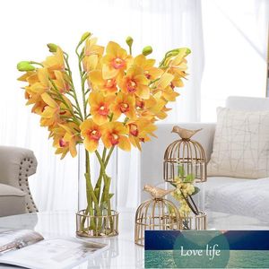 豪華な家の装飾的なアクセサリーアート花瓶の花花瓶装飾品ゴールデンメタル鳥かう形の形の植物ホルダーガラスコンテナ1工場価格の専門家のデザイン品質