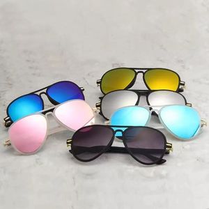 Children's Cute Sunglasses Big Oval Frame Sun Glasses Summer Outdoor Stylish Accessories Eyeglasses for Boys and Girls Sports Travel Ey