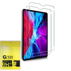 9H-tempererat glasskärmskydd för iPad Pro 12.9 2021 2020 2018 2017 50PCS / parti i detaljhandeln