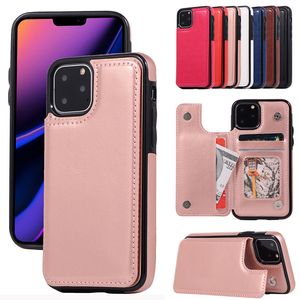 Premium PU Deri Cüzdan Kart Yuvaları Kılıflar İPhone 14 13 12 11 Pro Max XR XS 7 8 Plus Samsung S10 S20 S21 S22 Plus S23 Ultra Not 20 A52 A72 A14 A54 A33 A53 5G S21FE