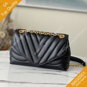 Yeni dalga zinciri çantası aynası kaliteli kadın orijinal deri crossbody lüks tasarımcı çantaları kutu b150