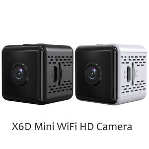 X6DセキュリティカメラフルHD 1080P WiFi IPカメラナイトビジョンワイヤレスミニホームセーフティサーベイランス