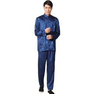 Wholesale suit wushu for sale - Group buy Men s Tracksuits Chinese Traditional Satin Rayon Suit Vintage Long Sleeve Tai Chi Wushu Uniform Clothing M L XL XXL XL L070609