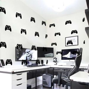 40 st spel Switch Controller Xbox Wall Sticker Gaming Eat Sleep Game Zone PS4 Dekal Room Vinyl 210929