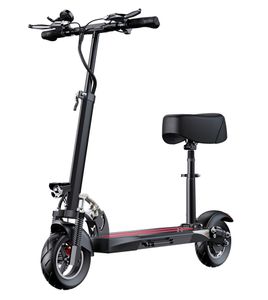 Long Voyage Scooters Elétricos para Adultos Bateria E Scooter Assento Dobrável Monopattino Elettrico 10 Polegada Big Tire Stock