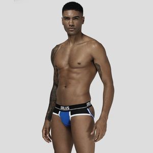 ブランドセクシーなメンズG字幕Jockstrap男性の下着トーン男性とG字型通気性Cueca Tanga Ropa Interior Hombre Gay Bikini Mesh