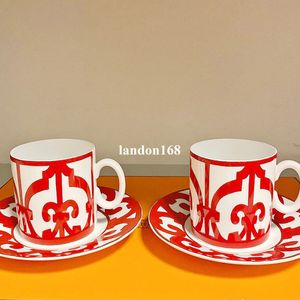 Europe Espresso Cups Bone China Coffee Saucer Set Luxury Ceramic Mug Top-grade Porcelain Tea Cup Cafe Party Drinkware