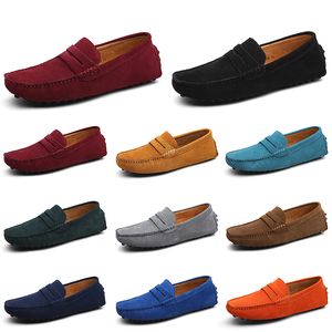 Scarpe casual da uomo di alta qualità Espadrilles Triple Black Bianco Brown Wine Reds Navys Khaki Mens Sneakers da jogging all'aperto Camminare 39-47