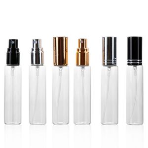 2022 new 15ml Transparent Glass Perfume Spray Bottle Atomizer Empty Refillable Essential Oil Container