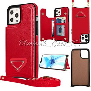 Custodie in pelle per designer di lusso per iPhone 13 Pro Max 14Promax 14Plus 12 11 XR 7 Plus Fashion Print Design Cover posteriore classica Custodia in pelle per portafoglio multifunzionale