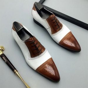 Scarpe moda uomo in pelle PU Mocassini tacco basso Abito Stivaletti primavera Retro Classic Uomo Casual YK413 211103