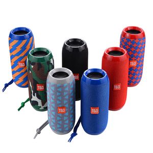 TG117 Portable Bluetooth Speaker Wireless Bass Column Waterproof Outdoor USB Speakers Support TF Card Subwoofer Loudspeaker