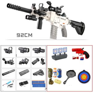 M416 Pistola per fucile giocattolo elettrica a proiettile morbido con proiettili Safe Blaster Pistol Airsoft per bambini Adulti CS Gioco di combattimento Regali di compleanno