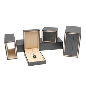 Bolsas de jóias, sacos de design clássico anel de presente caixa com gaveta pacote de armazenamento de exposição de embalagem atacado