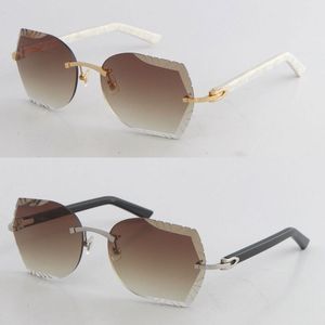 Wholesale Selling Outdoors driving Sunglasses Plank C Decoration 18K Gold frame Luxury Glasses High quality Eyewear male and female Mixed horns UV400 Lens Hot