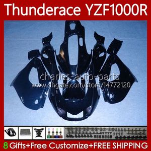 OEM Bodywork för Yamaha Thunderace YZF1000R YZF 1000R 1000 R 96 07 87NO.6 YZF-1000R 1996 1997 1998 1999 2000 2001 2002 2003 2004 2005 2006 2007 Fairing Metal Black Blk