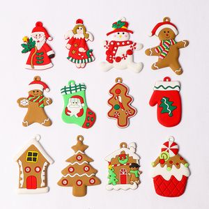 Misturar encantos de natal Natal Árvore de Natal Papai Noel Snowflake Snowman Pingentes DIY Acessórios de jóias Atacado