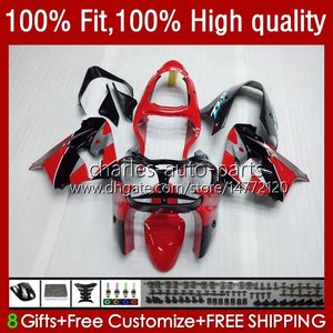 Red grey black Injection mold Fairings For KAWASAKI NINJA ZX 9R 900 CC ZX9 9 R 98-03 Bodywork Kit 25No.16 ZX900 ZX9R 00 01 02 03 ZX-9R ZX-900 900CC 2000 2001 2002 2003 OEM Bodys