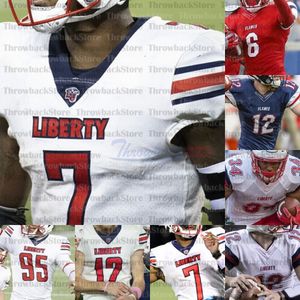 Custom Liberty Flames College Koszulki Football Stephen Calvert Joshua Mack DJ Stubbs Rashad Jennings Eric Green Malik Willis