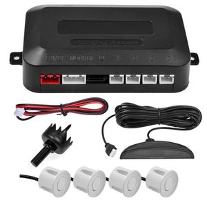 Telecamere per retromarcia per auto Sensori di parcheggio Kit sensore Ai FUN Buzzer 22mm 4 Radar di backup inverso Indicatore di avviso sonoro Sistema di sonde 12V