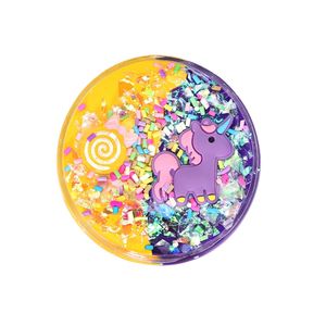 Ca 20-30G / st Unicorn Puff Slime Clay Bomull Lera Ljus Färgrik Modellering Polymer Sand Fluffig Plasticine Gum Handgjorda Toy Spänning Reliever 0940