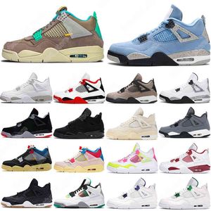 Biały Oreo 4s Desert Moss Buty do koszykówki Dla mężczyzn Kobiety 4 University Niebieski #22 Taupe Haze Bred Sail Court Fioletowy Męskie buty sportowe Sport