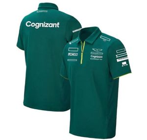 T-shirt maschile F1 T-shirt 2021 Nuova Team F1 Racing Abito da corsa a maniche corte T-shirt POLO Transmissioni Stampare Auto Auto Auto vestiti personalizzati personalizzati