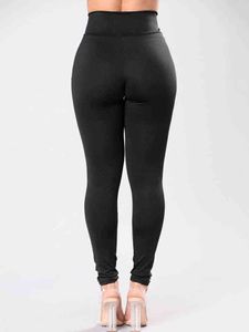 Fashion Women Compression Slim Fitness Calças Running Sports Gym Yoga Tights Leggings H1221