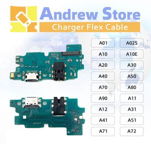 USB Charging Port Flex Cables For Samsung Galaxy A01 A02S A03S A10E A10 A20 A30 A40 A50 A60 A70 A80 A90 A11 A12 A21 A31 A41 A51 A71 Dock Connector Charger Port Board