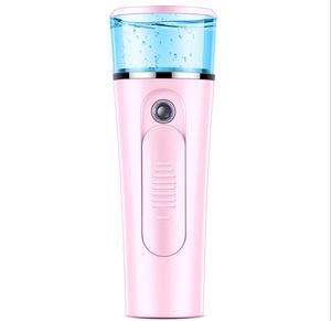 2021 Portable Mini Face Spray Bottle Nano Mister Facial Hair Steamer USB Rechargeable Power Bank Sprayer Travel Tool