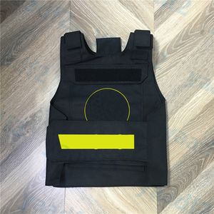 Luksusowe czarne kamizelki taktyczne marka mody drukowana kamizelka ochronna styl uliczny damskie męskie zbiorniki CS Game Body Armor Pockets Platy uchwyt