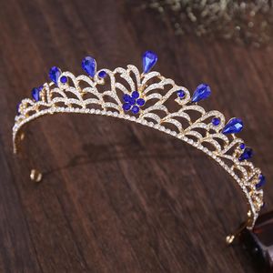 Pequenas tiaras e coroas para casamento noiva festa de cristal flor diadems strass ornaments moda acessórios de cabelo