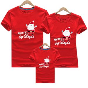 Weihnachtsfeier passende familie outfits muttertochter kleidung kinder babydap mutter sohn t-shirt mode kleidung schauen 210417