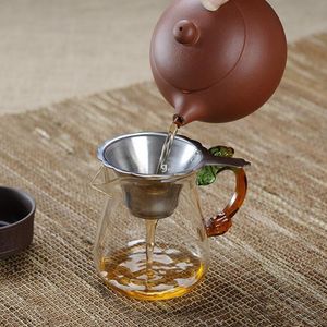 Rostfritt stål Tea-silverktyg Tekanna Teas Infuser Special Fine Filter Hushåll Teas Set Tillbehör RRD13170