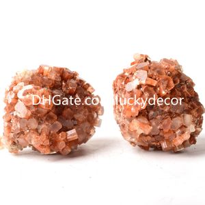 Delikatne 5-8 cm Rough Aragonit Star Cluster Gifts Healing Grounding Stone FreeForm High Energy Reiki Crystal Natural Mineral Rur Rock Wyświetlacz Wyświetlacz z Maroko