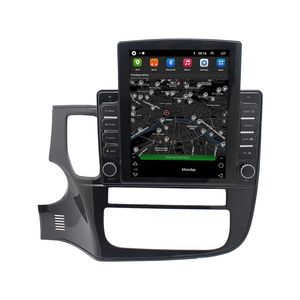 Android Автомобильный DVD-плеер Радио 9,7 дюйма Вертикальный Teslastyle для Mitsubishi Outlander TPMS DVR OBD II Задняя камера AUX WiFi