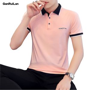 Poloshirt Männer Solide Turn-Down-Kragen Kleidung Sommer Trikots Golf Tennis Polos Casual Harajuku Camisa Polo Masculina Tops 210518