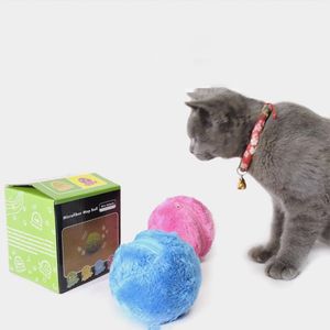 Wholesale toy rollers for sale - Group buy Cat Toys Roller Ball Dog Toy Activation Automatic Chew Plush Floor Clean Electric Pet