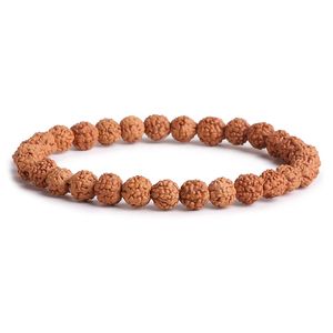 Natura Vajra Bodhi Rudraksha Bransoletki Mężczyźni Medytacja Mala Koraliki Bransoletki dla Kobiet Biżuteria Modlitwa Tybetańska Buddhism Bransoletka