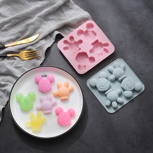 Strumenti per cartoni animati in silicone per bambini Stampo per cioccolato Integratore alimentare fai da te Caramelle Biscotti Strumenti per la decorazione di torte Cottura in cucina